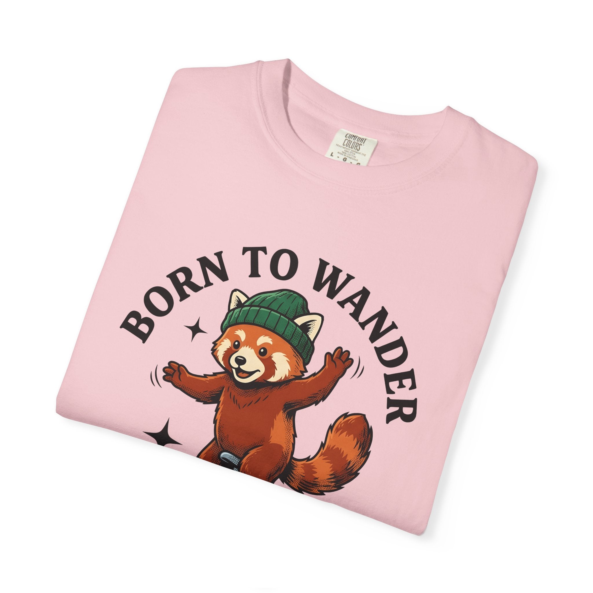 Red Panda Unicycle Shirt Funny Animal Gift Women Cartoon Tee Panda T-Shirt Humor Fan Comic Tshirt Wildlife Graphic Vintage Beanie Tshirt
