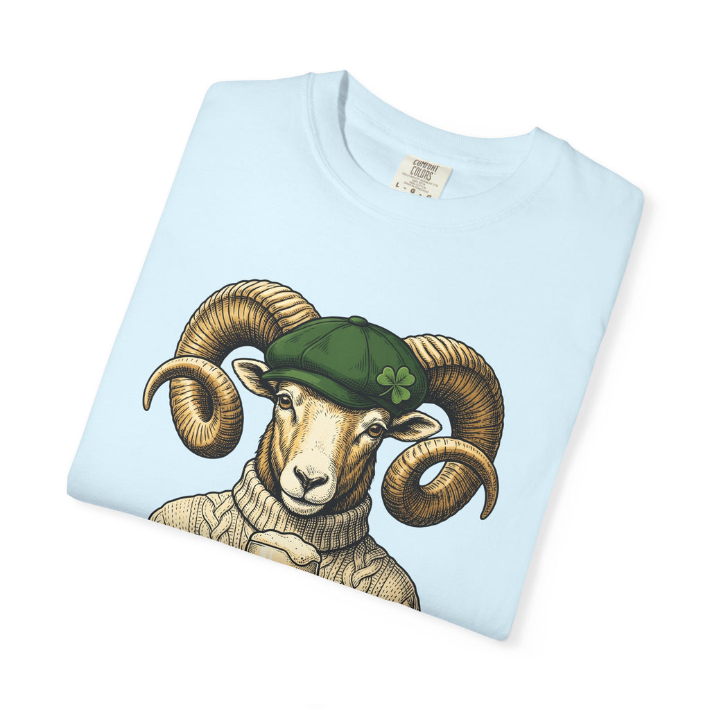 Sheep Stout Shirt St Patrick's Day Critters Gift Women Old School Tee Stout T-Shirt Patrick's Day Fan Vintage Tshirt Animal Graphic Line Art