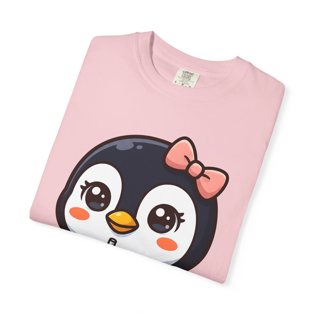Penguin Mocha Shirt Coffee Critter Gift Women Sweet Tee Mocha T-Shirt Coffee Fan Cute Tshirt Creature Graphic Illustrated Knot Tshirt