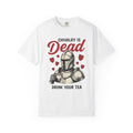 Knight Armor Shirt St. Valentine's Day Comedy Gift Women Retro Tee Armour T-Shirt Valentine Fan Vintage Tshirt Humor Graphic Hand Drawn