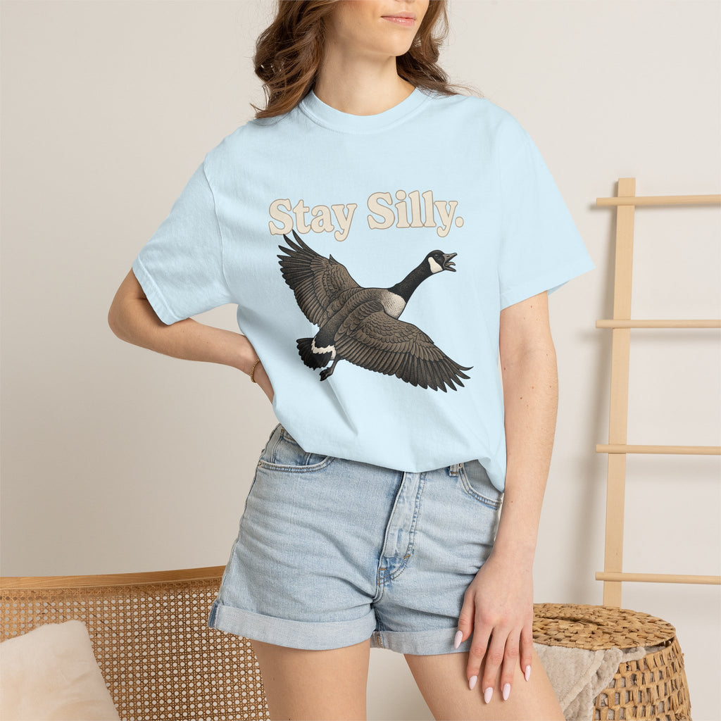 Soaring Goose Shirt Animals Fauna Gift Women Retro Tee Goose T-Shirt Wildlife Fan Vintage Tshirt Wildlife Graphic Sketch Funny Tshirt