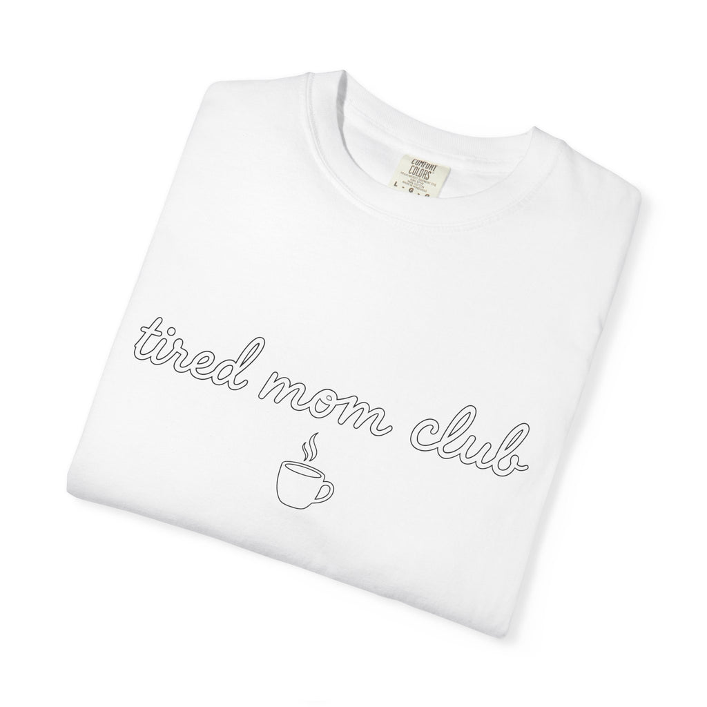 Coffee Cup Shirt Mom Coffee Gift Women Minimalist Tee Mug T-Shirt Mom Fan Simple Tshirt Caffeine Graphic Modern Steam Tshirt