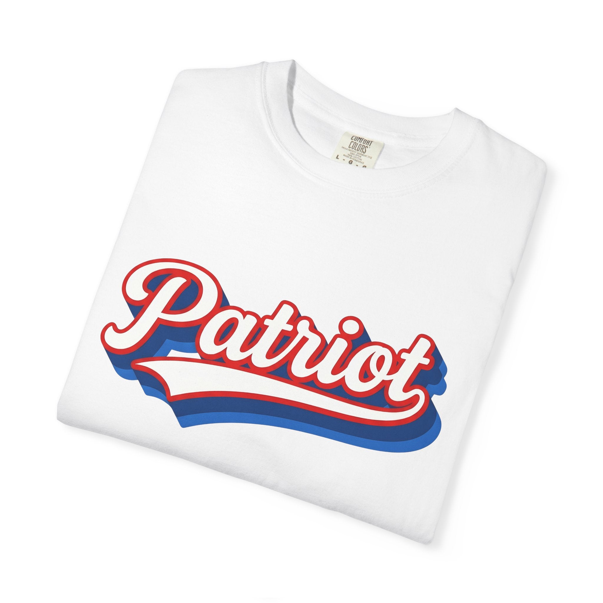 Patriotic Font Shirt America Event Gift Women Heavy Tee Typography T-Shirt American Fan Vintage Tshirt Festival Graphic Rustic Old School