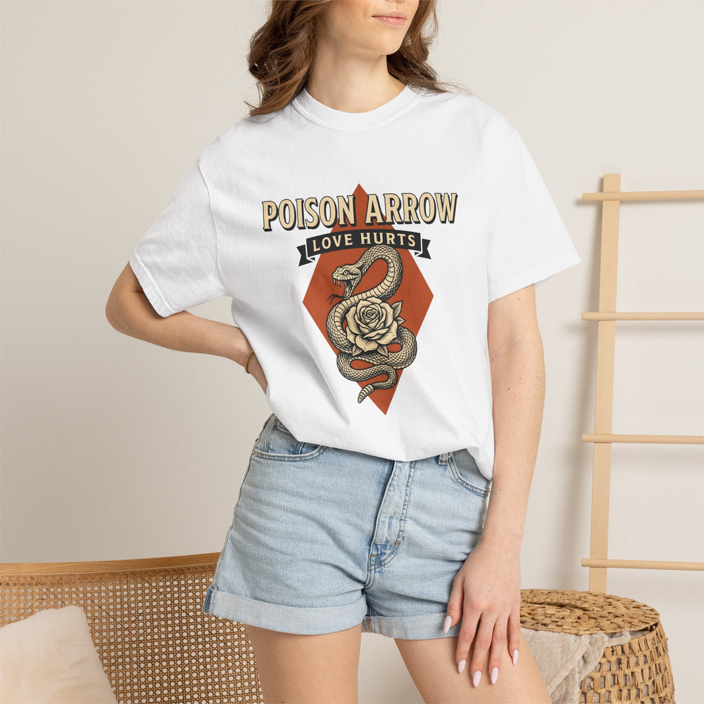 Viper Bloom Shirt Tattoo Macabre Gift Women Body Art Tee Viper T-Shirt Ink Fan Tattooed Body Art Tshirt Dark Graphic Traditional Scroll