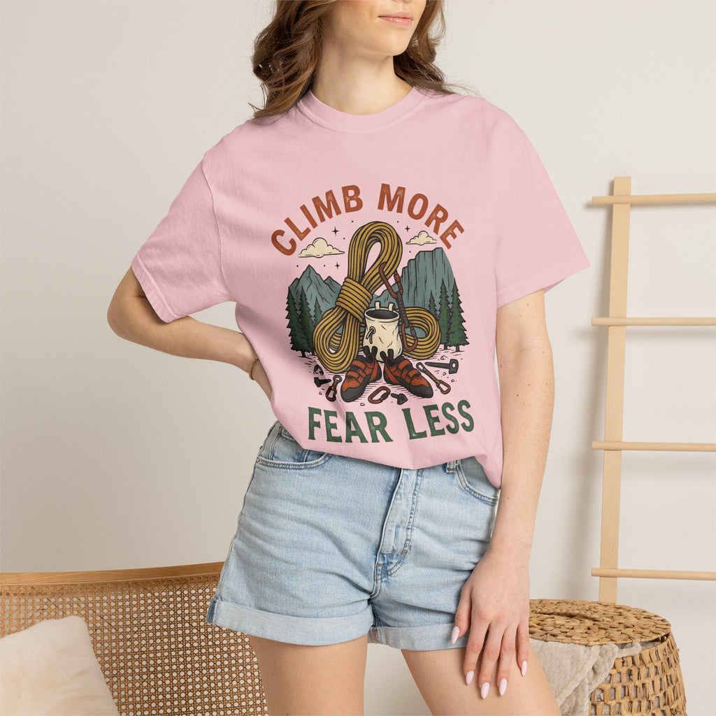 Mountaineering Gear Shirt Climbing Nature Gift Women Travel Tee Climbing Equipment T-Shirt Mountaineer Enthusiast Adventure Tshirt