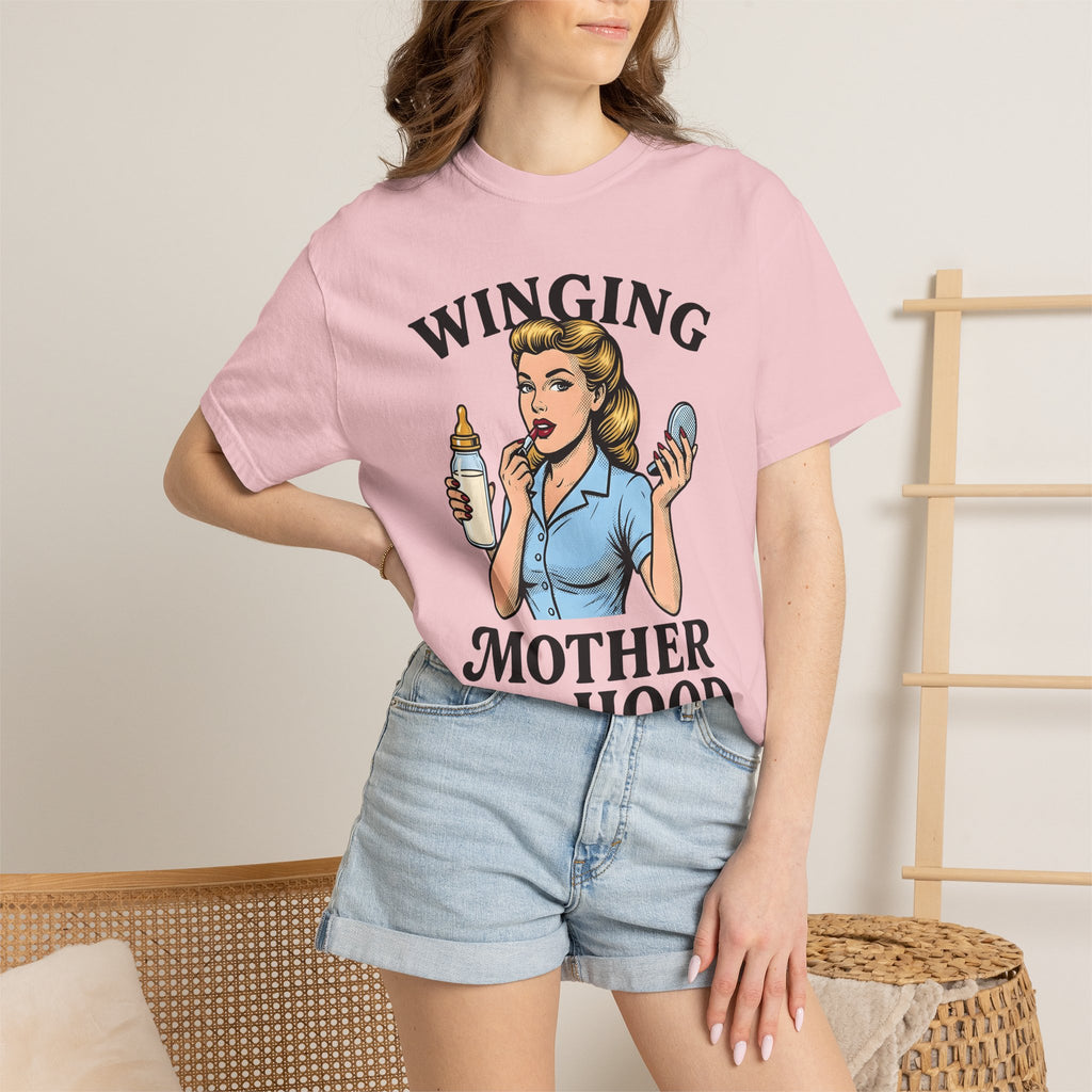 Retro Mom Shirt Moms Parenting Gift Women Pop Art Tee Mom T-Shirt Motherhood Enthusiast Pop Culture Tshirt Parenting Graphic Vintage Baby