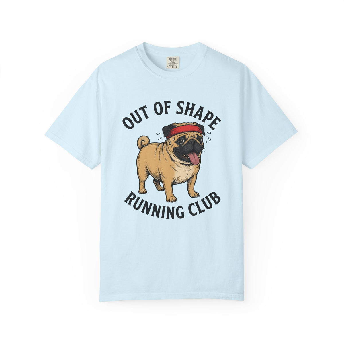 Pug Dog Shirt Sports Humor Unisex Gift Cartoon Tee Pug T-Shirt Athlete Fan Comic