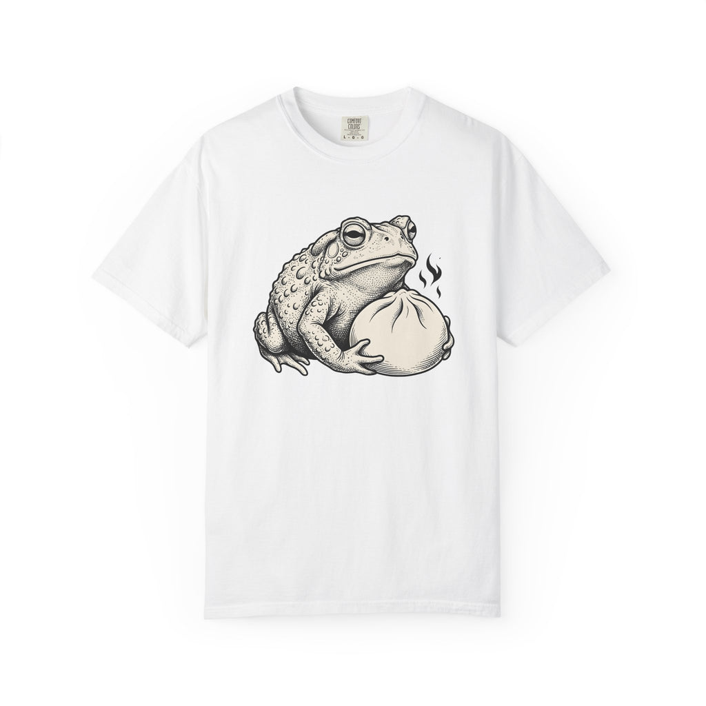 Amphibian Dumpling Shirt Animals Meal Gift Women Illustration Tee Frog T-Shirt Animal Fan Toad Tshirt Food Graphic Dumpling Design Graphic