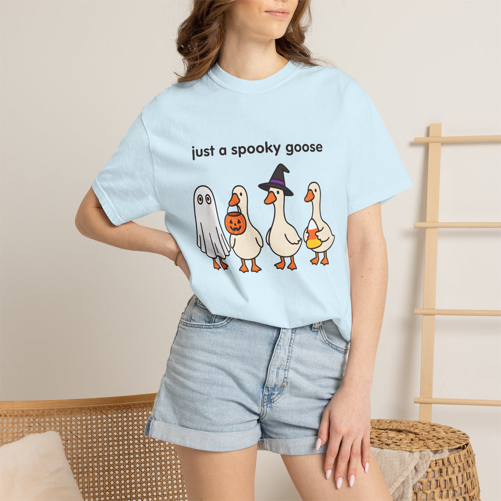 Geese Pack Shirt Halloween Creatures Gift Women Cartoonish Tee Flock T-Shirt Horror Fan Spooky Tshirt Beast Graphic Basic Trick-Or-Treat