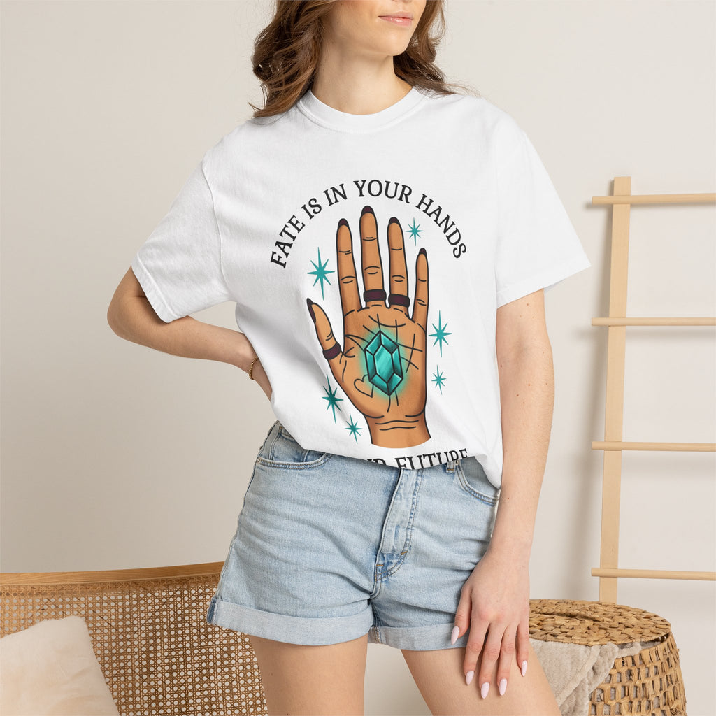 Clairvoyant Hand Shirt Boho Chic Occult Gift Women Esoteric Tee Palm Reading T-Shirt Bohemian Fan Mystical Art Tshirt Magical Graphic