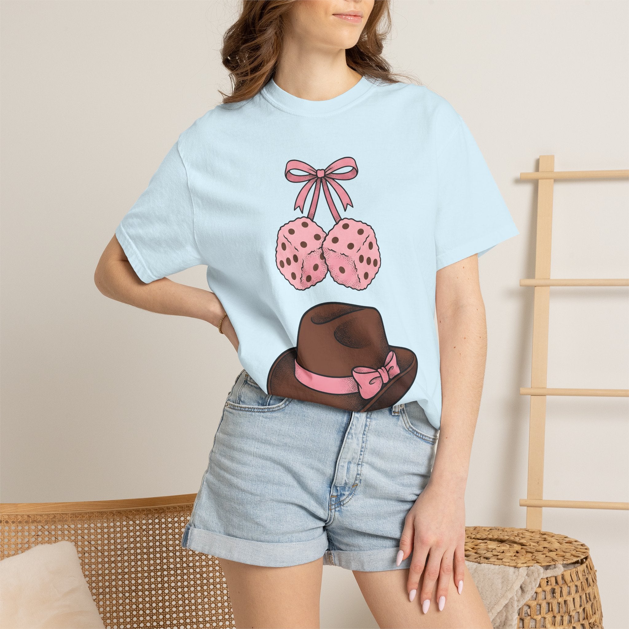 Cowboy Hat Shirt Cowgirl Western Gift Women Rustic Tee Stetson T-Shirt Cowboy Fan Vintage Tshirt Rodeo Graphic Retro Dice Tshirt