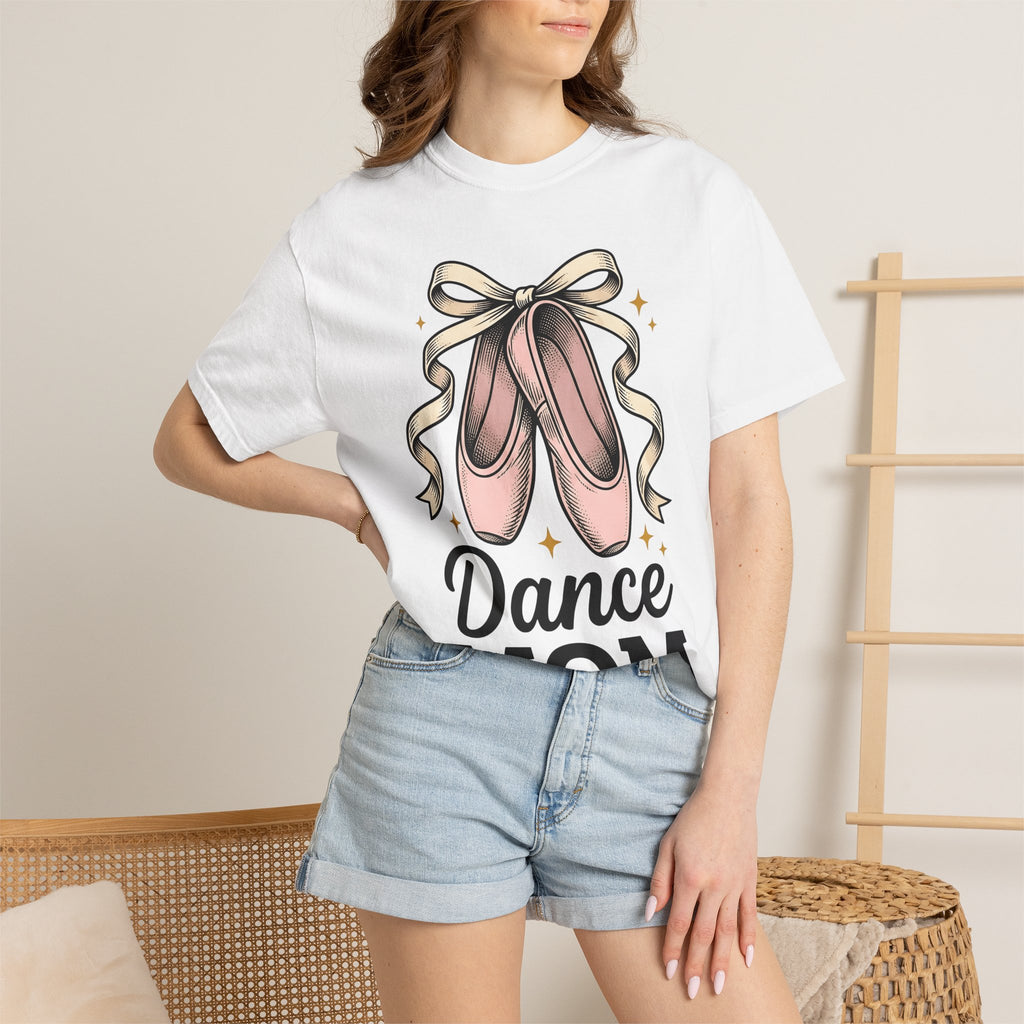 Dance Slippers Shirt Dance Mom Tutu Gift Women Line Art Tee Ballet Shoes T-Shirt Dance Mom Enthusiast Minimalist Tshirt Ballet Skirt Graphic