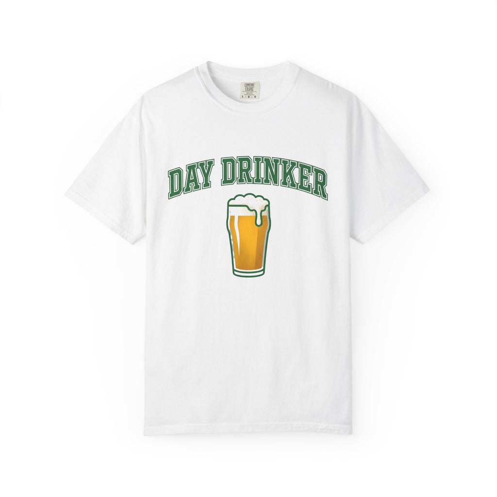 Pint Glass Shirt St Patrick's Day Liquor Gift Women Heavy Tee Beer Glass T-Shirt St Patricks Fan Pint Mug Graphic Classic Froth Tshirt