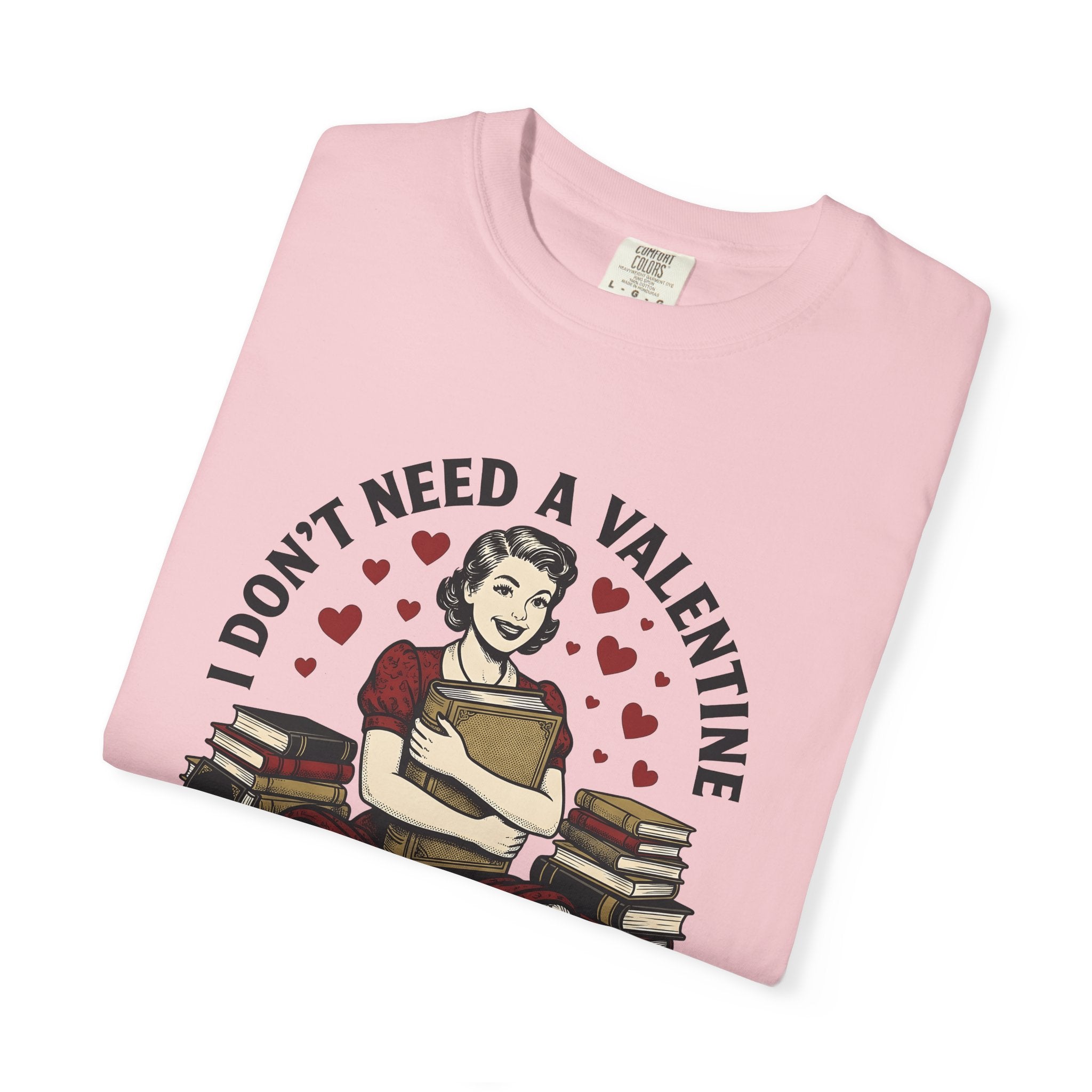 Lady Books Shirt Valentine Literature Gift Women Traditional Tee Bookworm T-Shirt Cupid Fan Classic Tshirt Novel Graphic Heritage Romantic