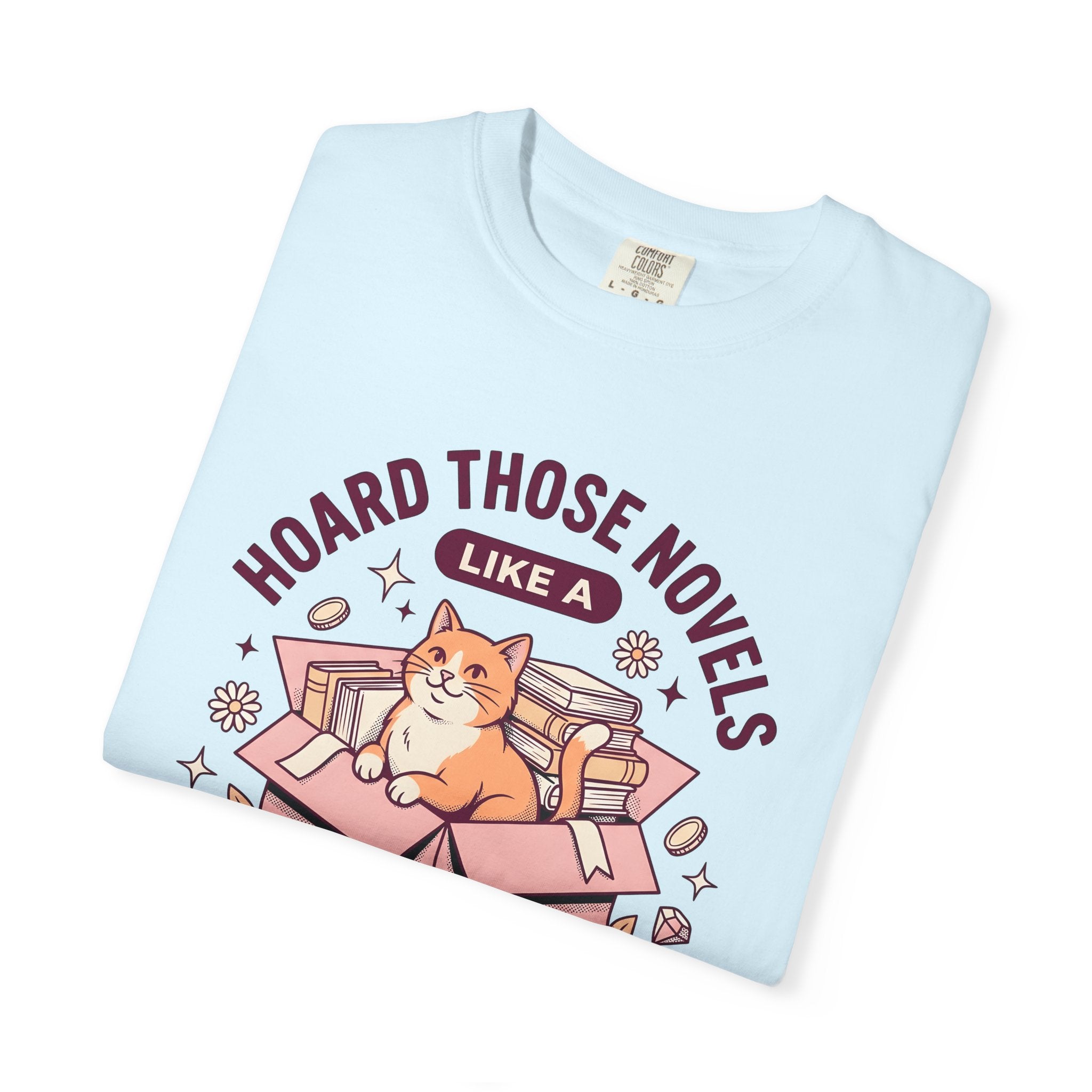 Cat Box Shirt Cat Reading Gift Women Cartoon Tee Litter Box T-Shirt Cat Fan Feline Tshirt Book Graphic Vintage Books Tshirt