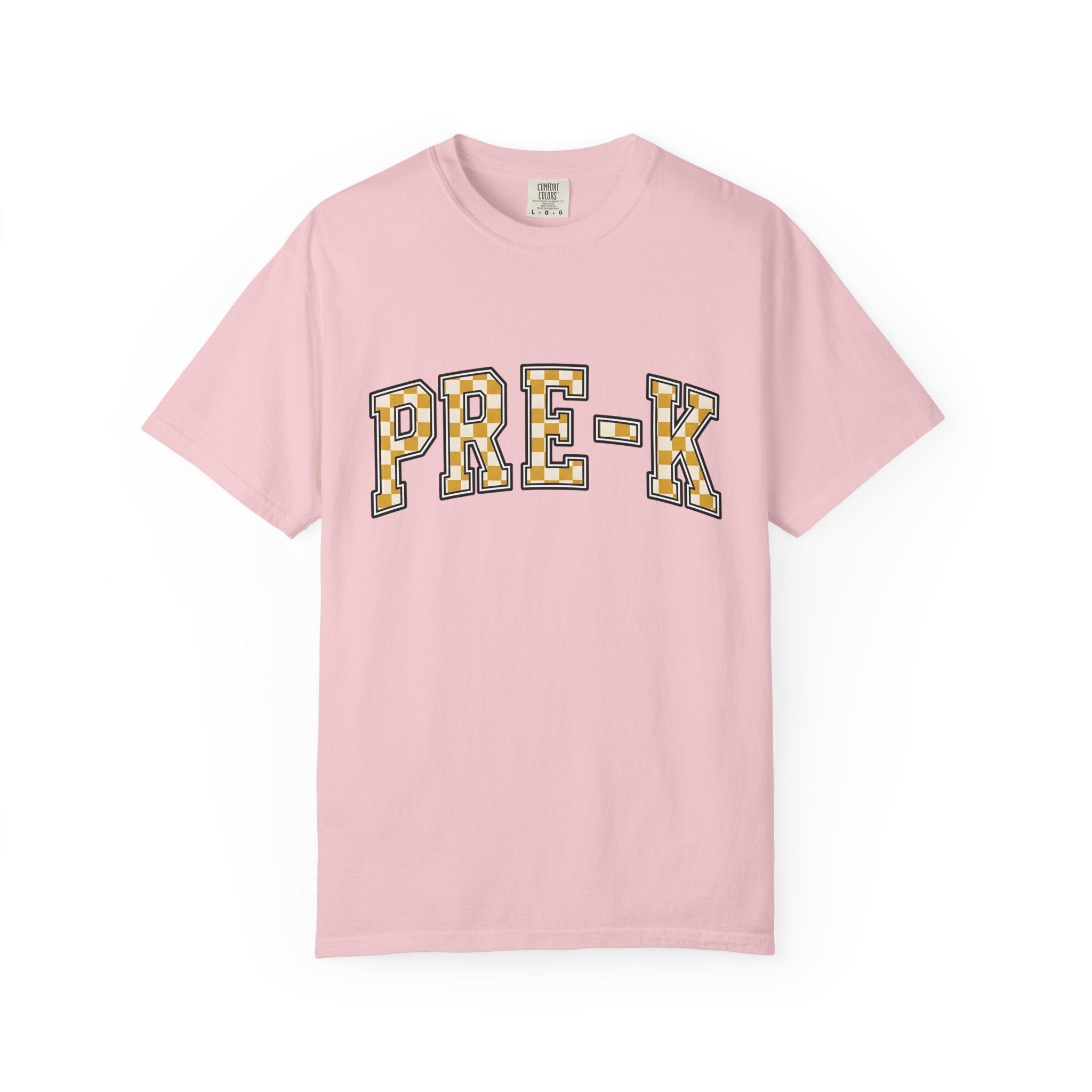 Checkerboard Letter Patches Shirt Teachers Learning Gift Women Nostalgic Tee Alphabet T-Shirt Educator Enthusiast Retro Tshirt Educational