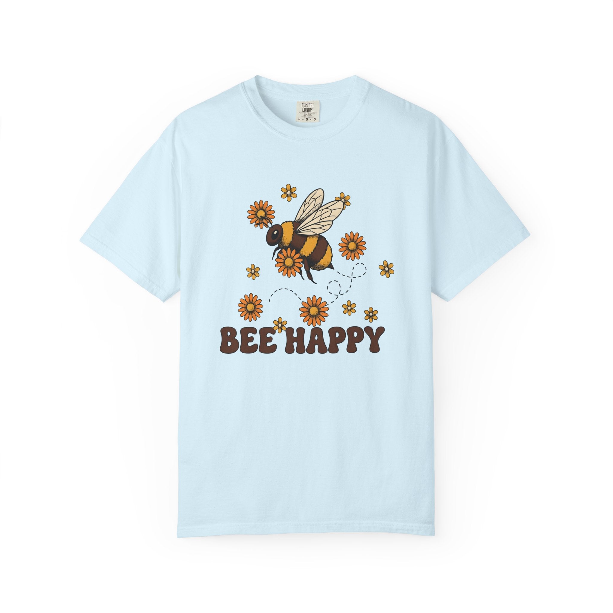 Bee Drawing Shirt Cottagecore Wilderness Gift Women Playful Tee Honeybee T-Shirt Cottage Fan Whimsical Tshirt Nature Graphic Hand Drawn