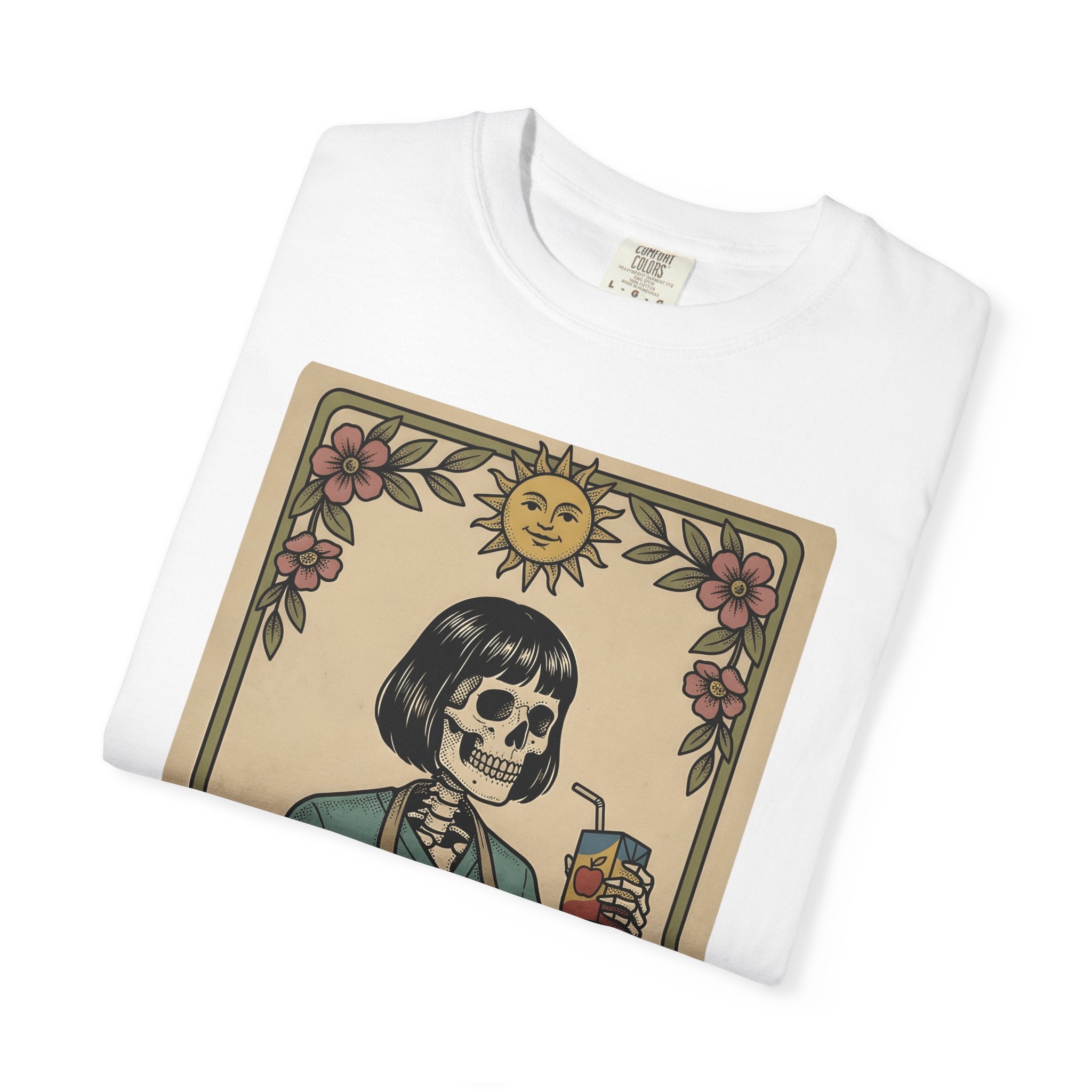 Skeletal Professor Shirt Teacher Gag Gift Women Fortune Card Tee Skeleton T-Shirt Educator Enthusiast Tarot Tshirt Prank Graphic Classic
