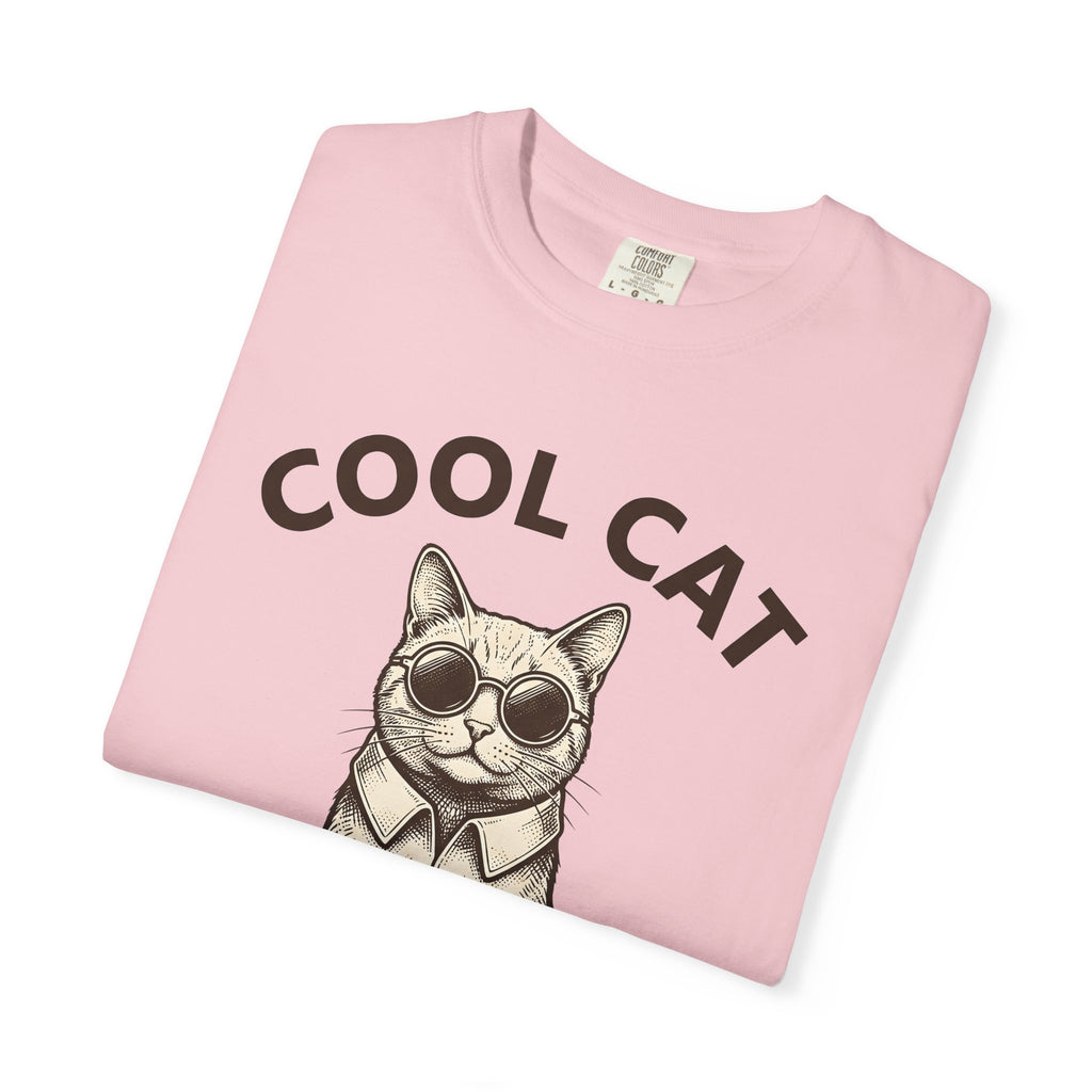 Kitty Shades Shirt Cat Pets Gift Women Retro Tee Cat Eye T-Shirt Cat Fan Vintage Tshirt Animal Graphic Sketch Necklace Tshirt