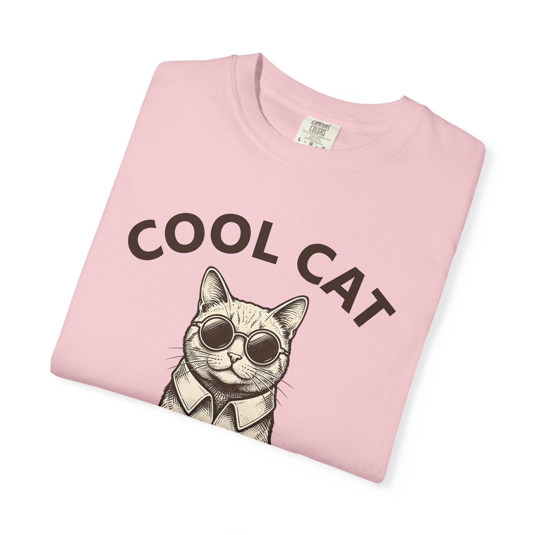 Kitty Shades Shirt Cat Pets Gift Women Retro Tee Cat Eye T-Shirt Cat Fan Vintage Tshirt Animal Graphic Sketch Necklace Tshirt