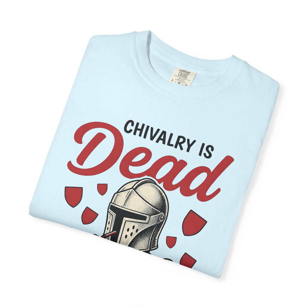 Knight Armor Shirt St. Valentine's Day Comedy Gift Women Retro Tee Armour T-Shirt Valentine Fan Vintage Tshirt Humor Graphic Hand Drawn