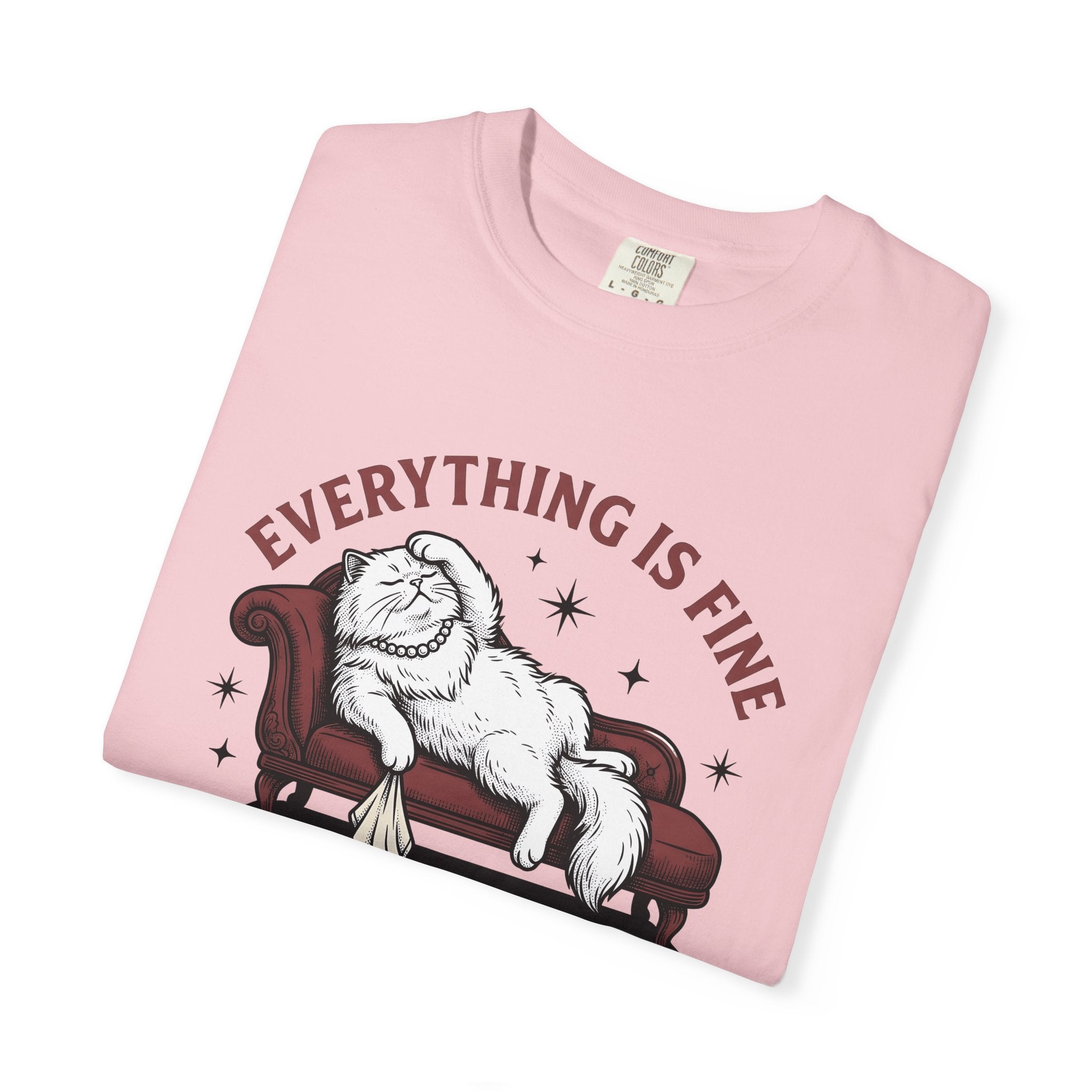 Plush Feline Seat Shirt Cat Satire Gift Women Heritage Tee Cat Cushion T-Shirt Cat Fan Vintage Tshirt Parody Graphic Old-Fashioned Glimmers