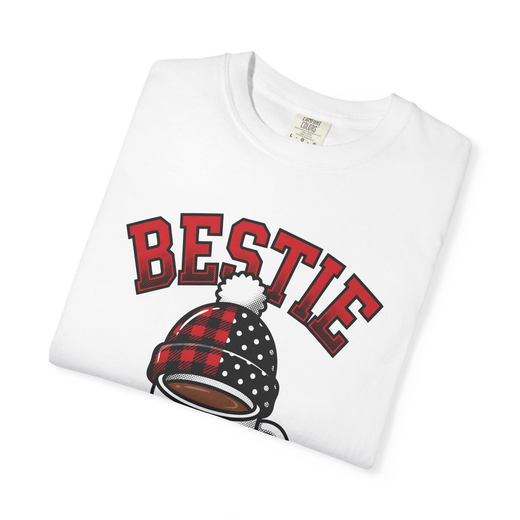 Coffee Cup Shirt Holiday Pals Gift Women Comic Tee Mug T-Shirt Christmas Fan Cartoon Tshirt Friends Graphic Vintage Beanie Tshirt