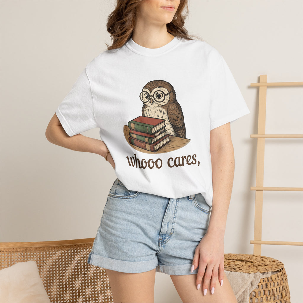 Owl Glasses Shirt Animals Teacher Gift Women Vintage Tee Owl Spectacles T-Shirt Wildlife Fan Retro Tshirt Educator Graphic Hand Drawn Books