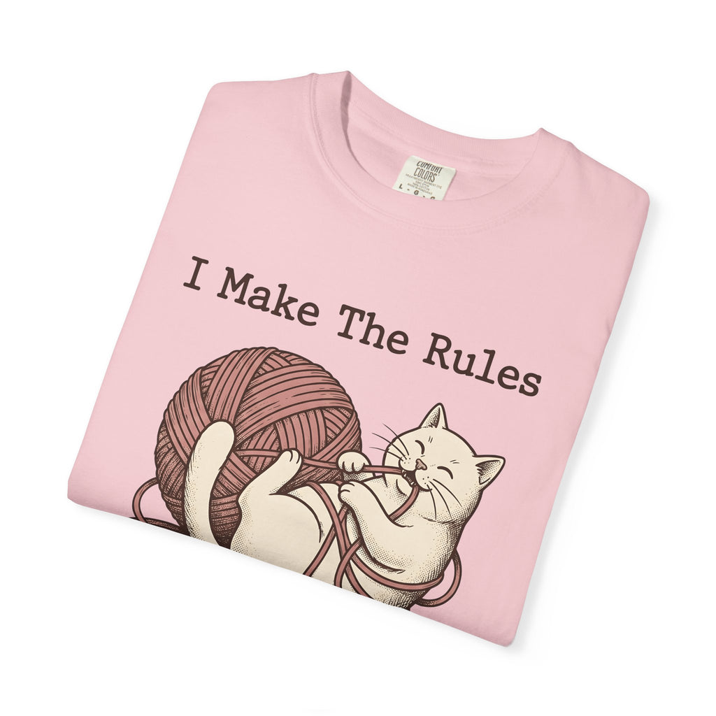 Kitten Yarn Ball Shirt Cat Jokes Gift Women Retro Tee Ball Of Yarn T-Shirt Cat Fan Vintage Tshirt Humor Graphic Sketch Funny Cat Tshirt