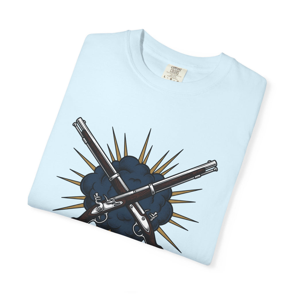 Crossed Rifles Shirt America Nationalism Gift Women Antique Tee Guns T-Shirt American Enthusiast Vintage Tshirt Patriotism Graphic Classic