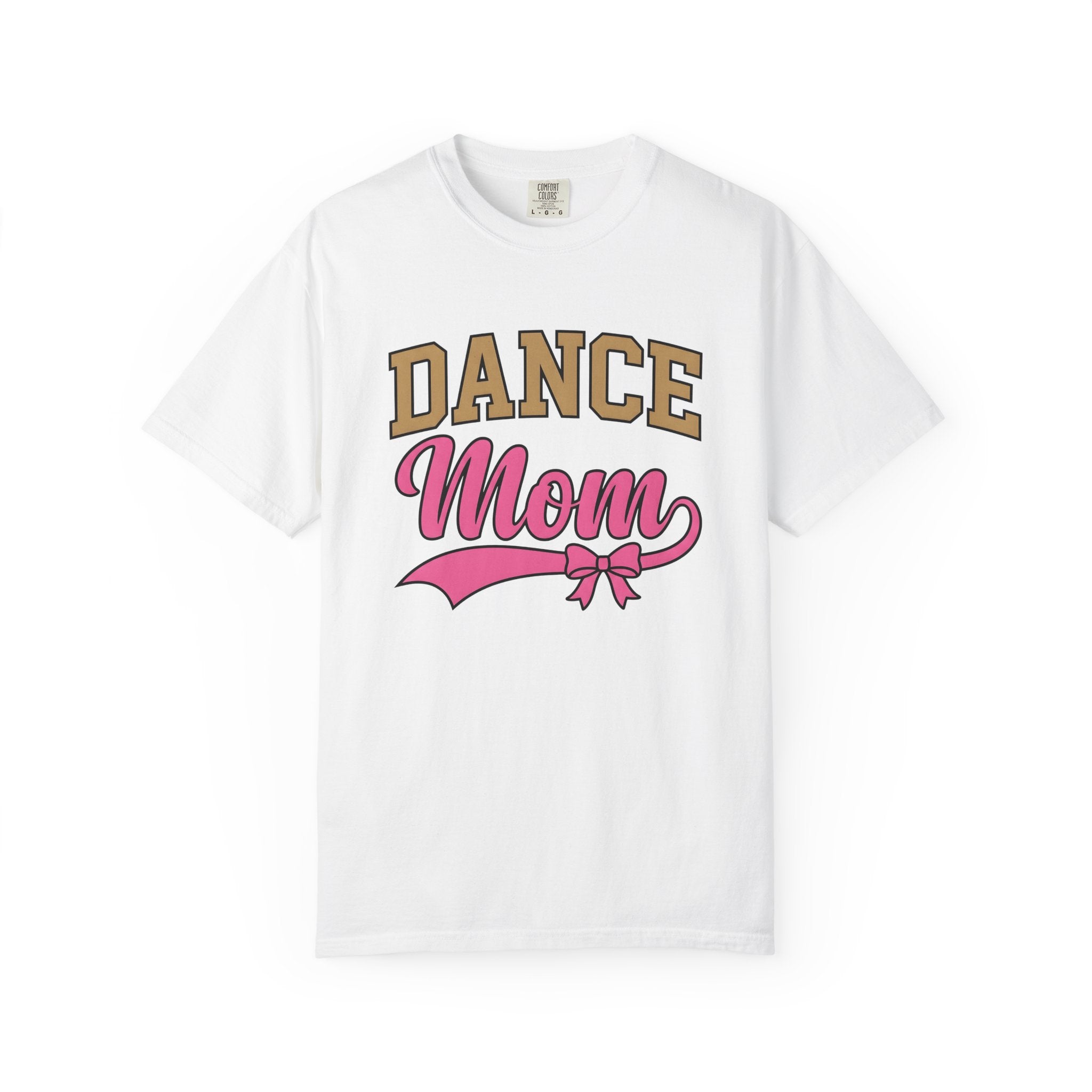Bow Design Shirt Moms Recital Gift Women Thick Tee Bow T-Shirt Motherhood Enthusiast Bold Tshirt Performance Graphic Old School Tie Tshirt
