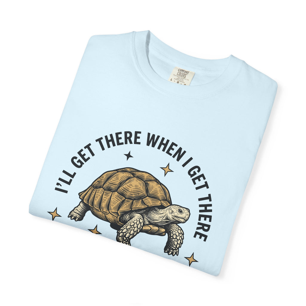 Turtle Art Shirt Funny Critters Gift Women Old School Tee Turtle T-Shirt Humor Fan Vintage Tshirt Animal Graphic Line Art Star Accents