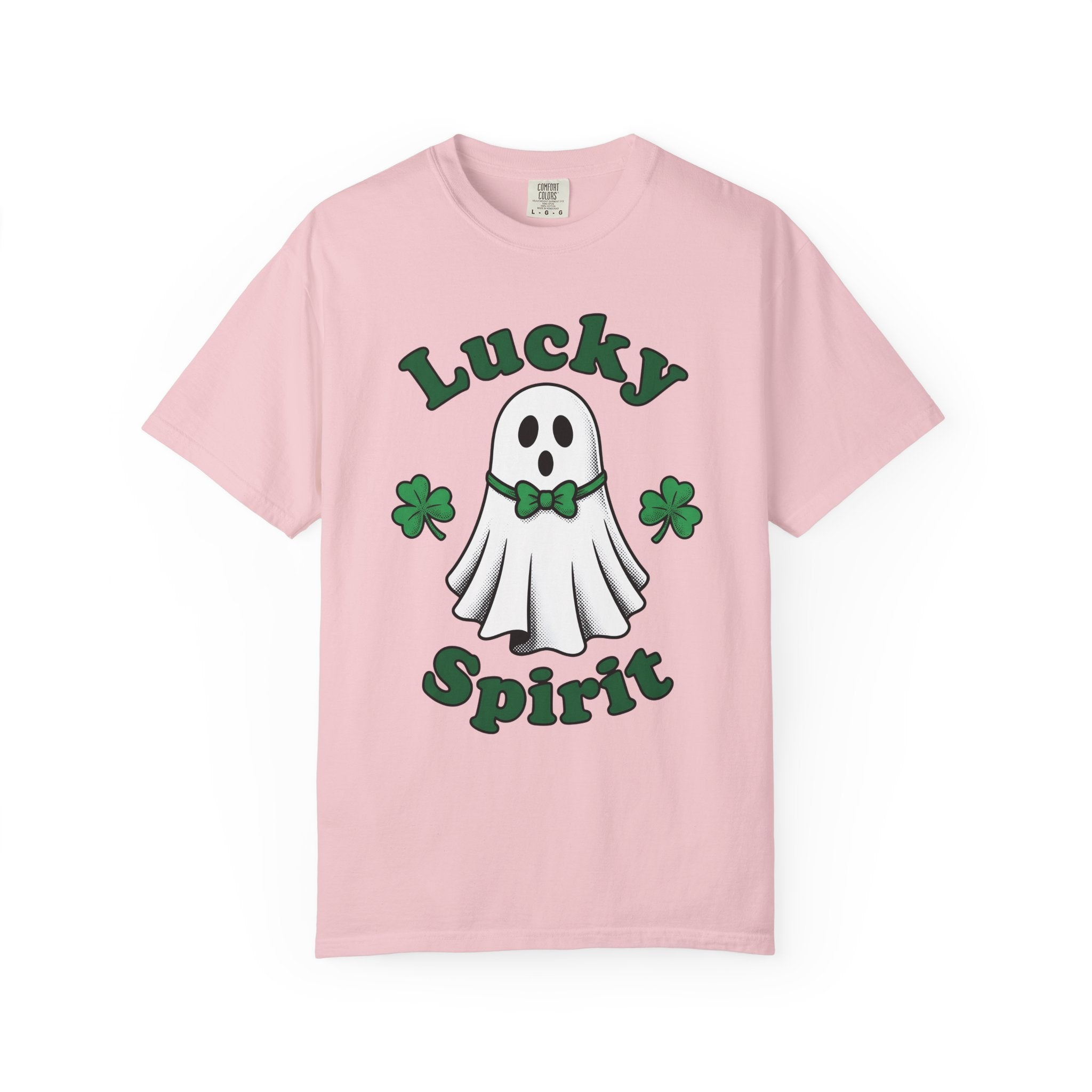 Apparition Clover Shirt St Patrick's Day Satire Gift Women Sketch Tee Shamrock T-Shirt Luck Fan Doodle Tshirt Parody Graphic Line Art Ribbon