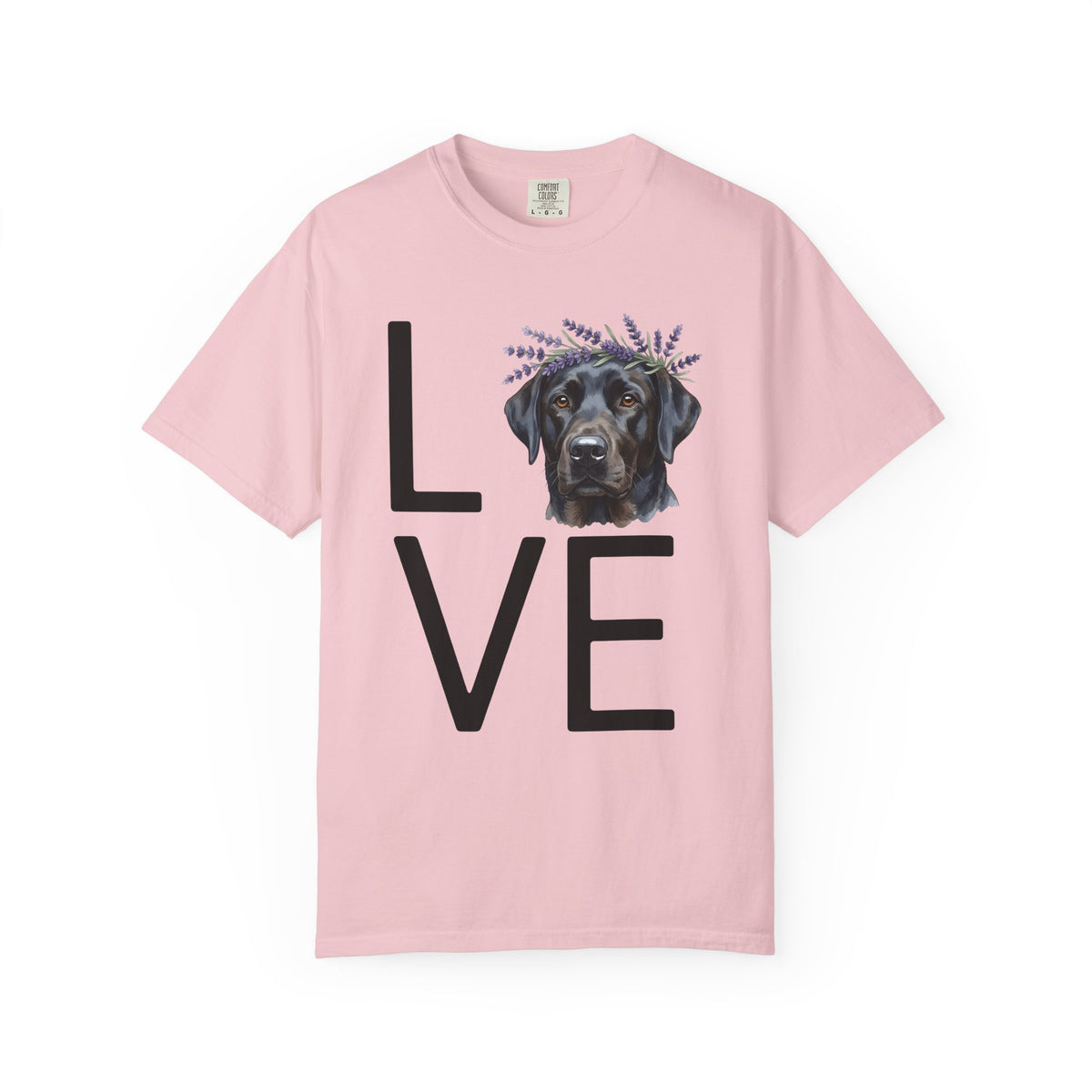 Labrador Dog Shirt Animals & Flowers Canine Unisex Gift Sketch Tee Retriever