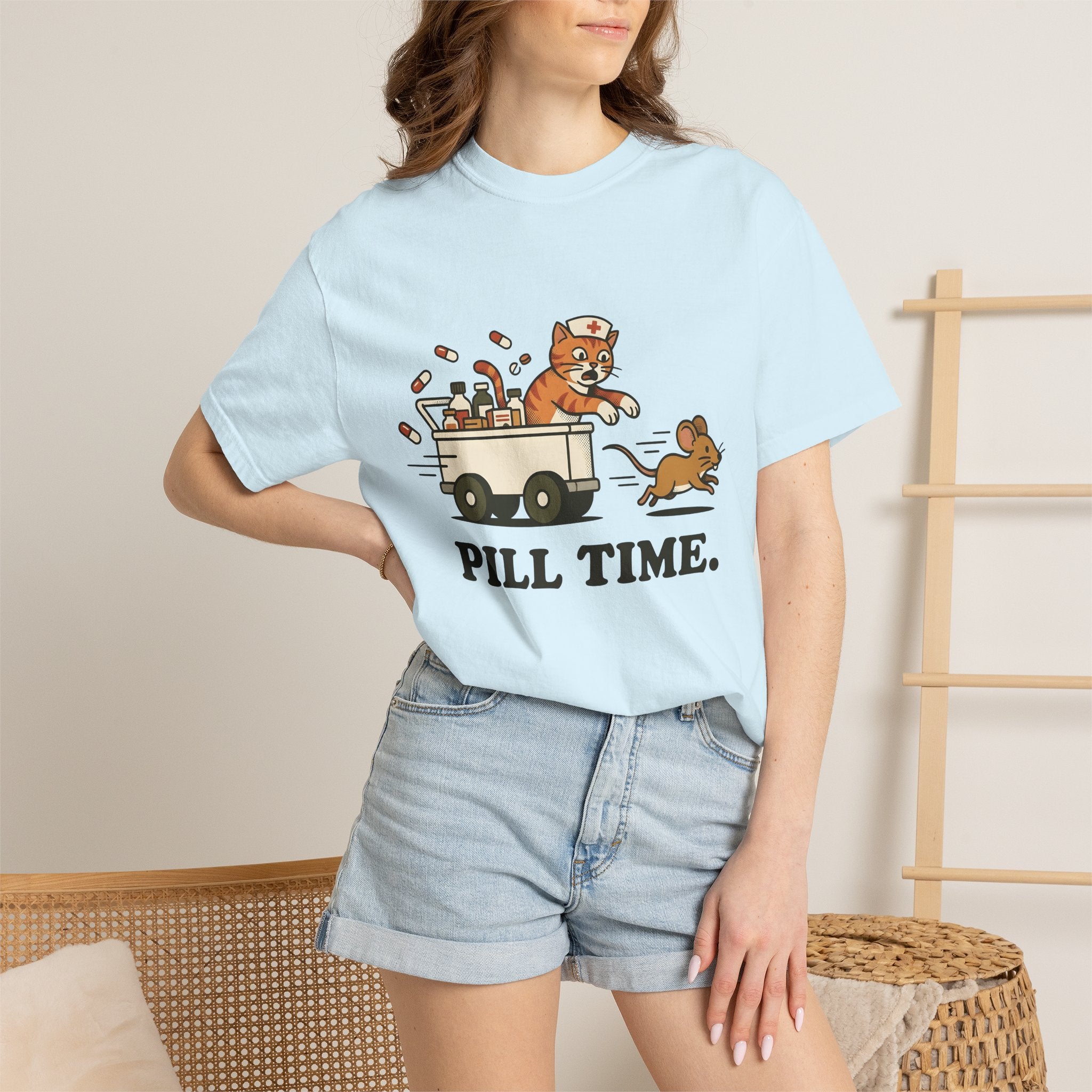 Medical Cat Shirt Nurses Wildlife Gift Women Line Art Tee Vet Cat T-Shirt Nurse Enthusiast Veterinary Tshirt Wildlife Graphic Pop Art Nurse