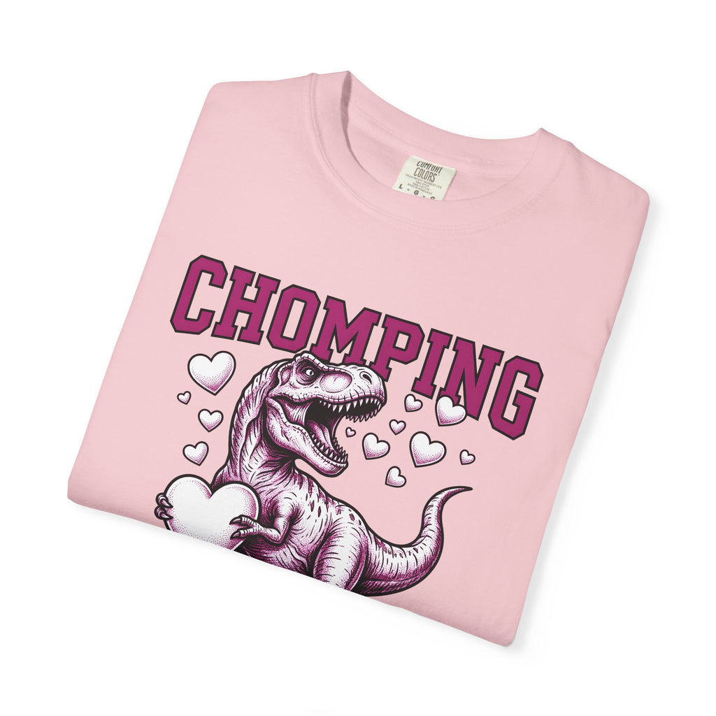 Dinosaur Love Shirt Valentine Prehistoric Gift Women Hand Drawn Tee Dinosaur T-Shirt Valentine Fan Illustrated Tshirt Jurassic Graphic