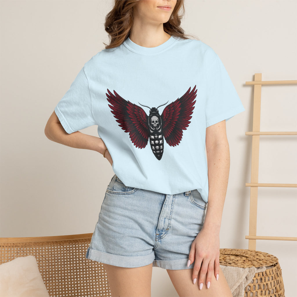 Doom Moth Shirt Gothic Paranormal Gift Women Eerie Tee Death's Head Moth T-Shirt Occult Fan Dark Art Tshirt Supernatural Graphic Classic