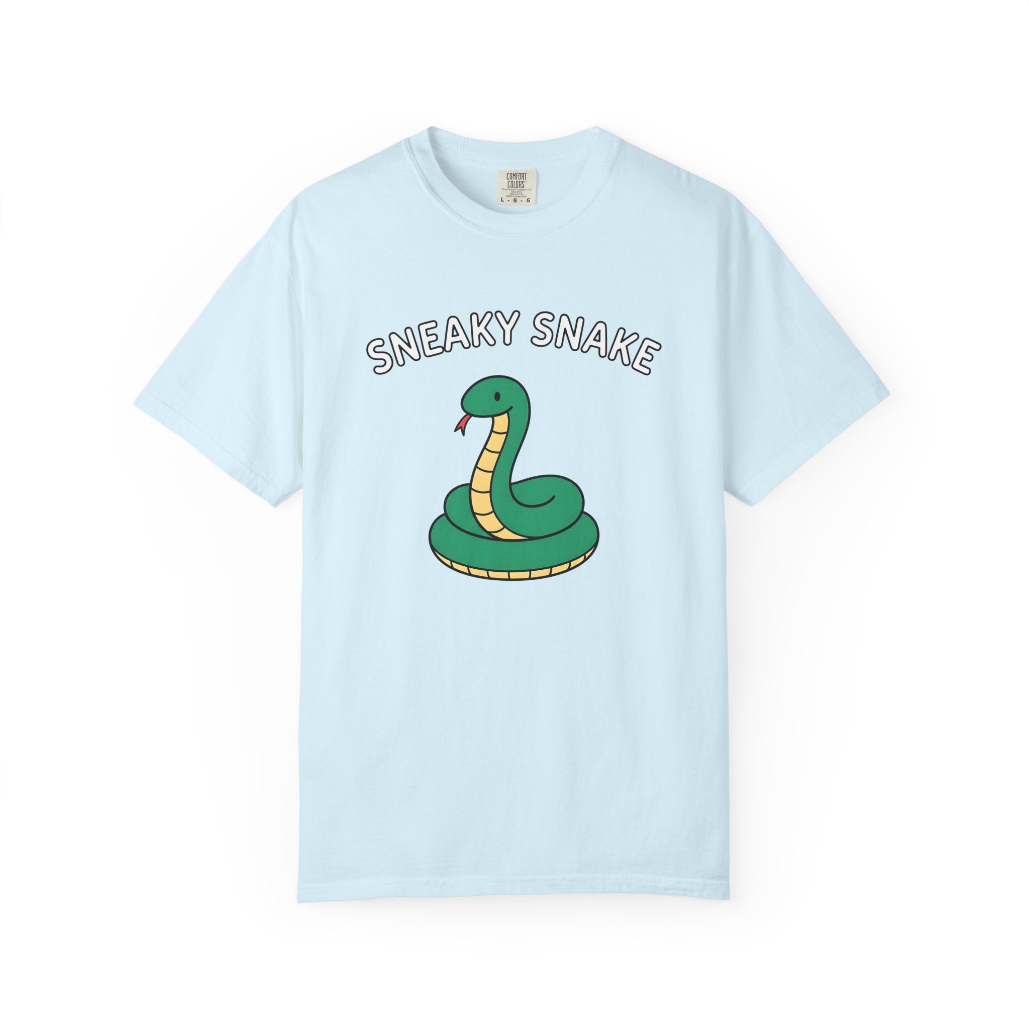Cute Snake Shirt Funny Pets Gift Women Charming Tee Serpent T-Shirt Humor Fan Reptile Graphic Tshirt Basic Forked Tongue Tshirt
