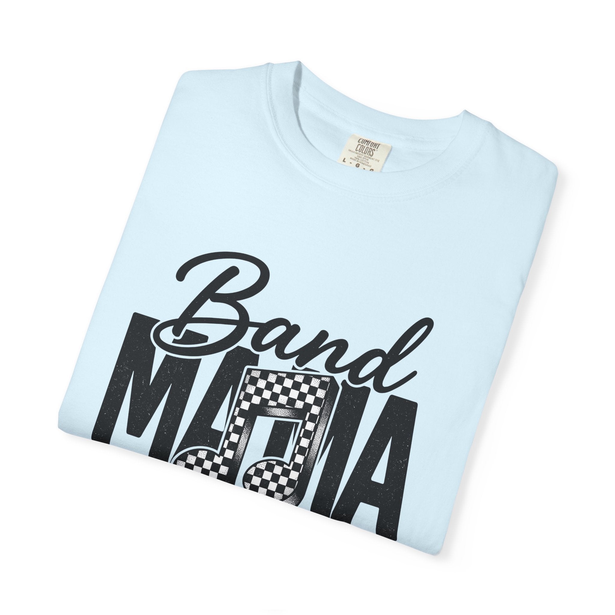 Musical Notes Shirt Band Mom Instruments Gift Women Classic Tee Music T-Shirt Band Fan Musician Tshirt Guitar Graphic Old School Chessboard