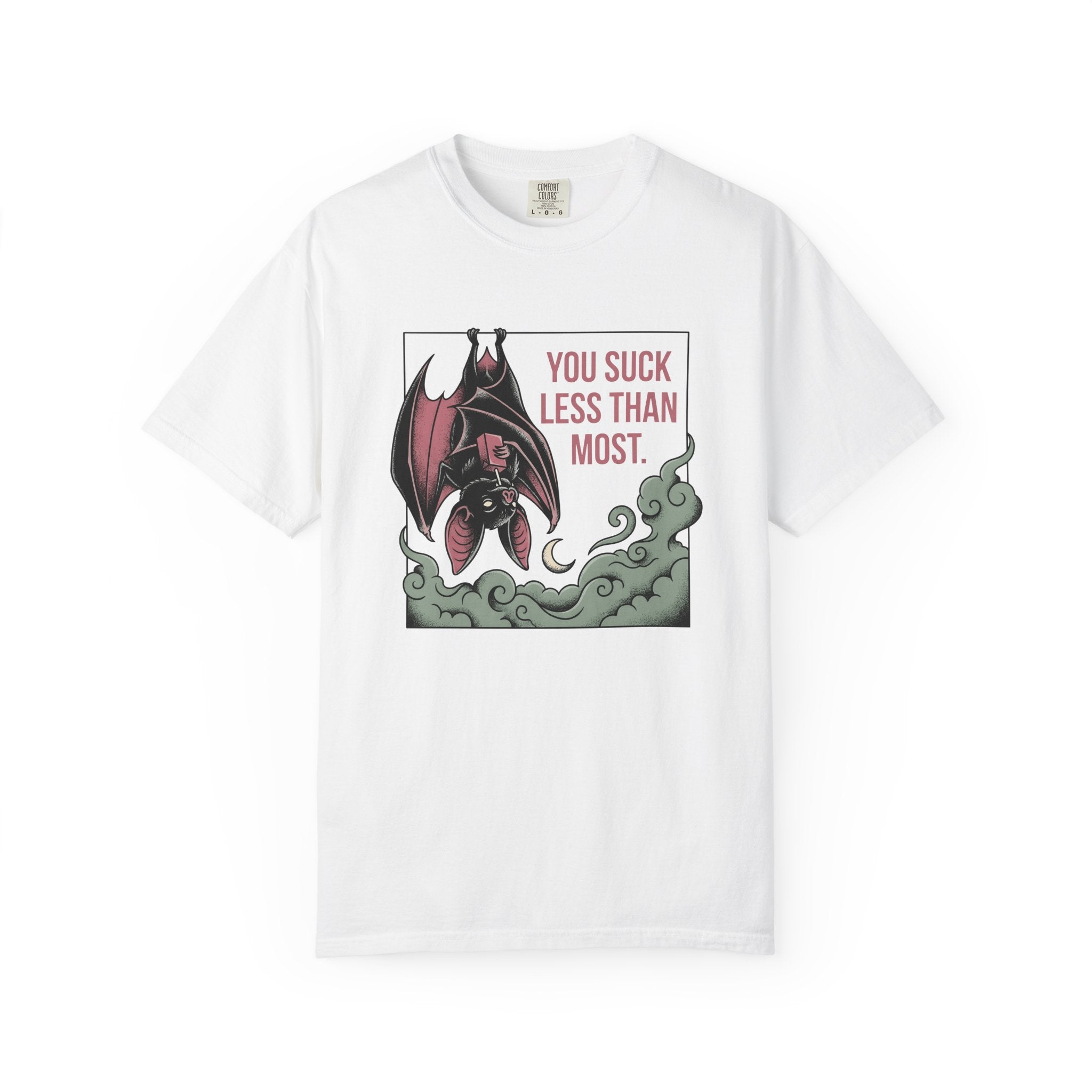Bat Art Shirt St. Valentine's Day Alternative Gift Women Old School Tee Bat T-Shirt Valentine Fan Retro Tshirt Goth Graphic Classic Lunar