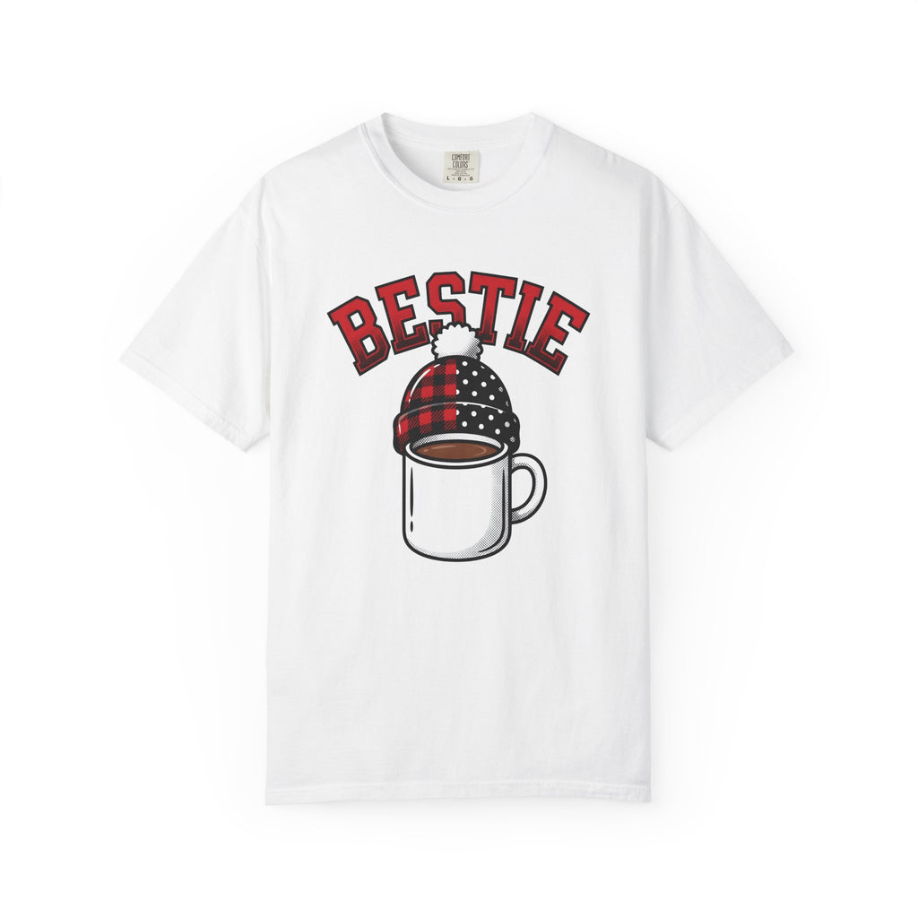 Coffee Cup Shirt Holiday Pals Gift Women Comic Tee Mug T-Shirt Christmas Fan Cartoon Tshirt Friends Graphic Vintage Beanie Tshirt