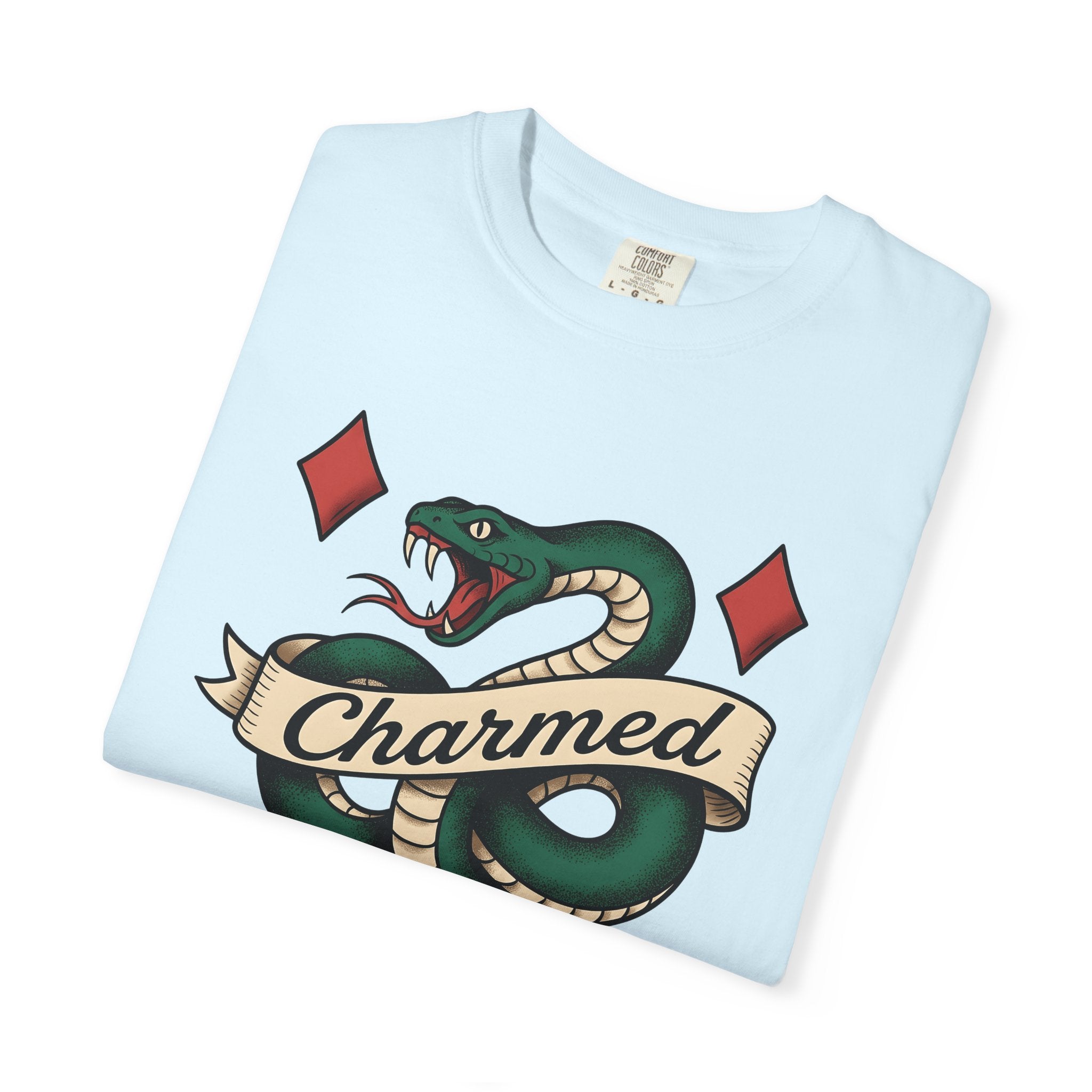 Serpent Banner Shirt St Patricks Day Fauna Gift Women Body Art Tee Snake T-Shirt Shamrock Fan Tattoo Tshirt Wildlife Graphic Heritage Jewel
