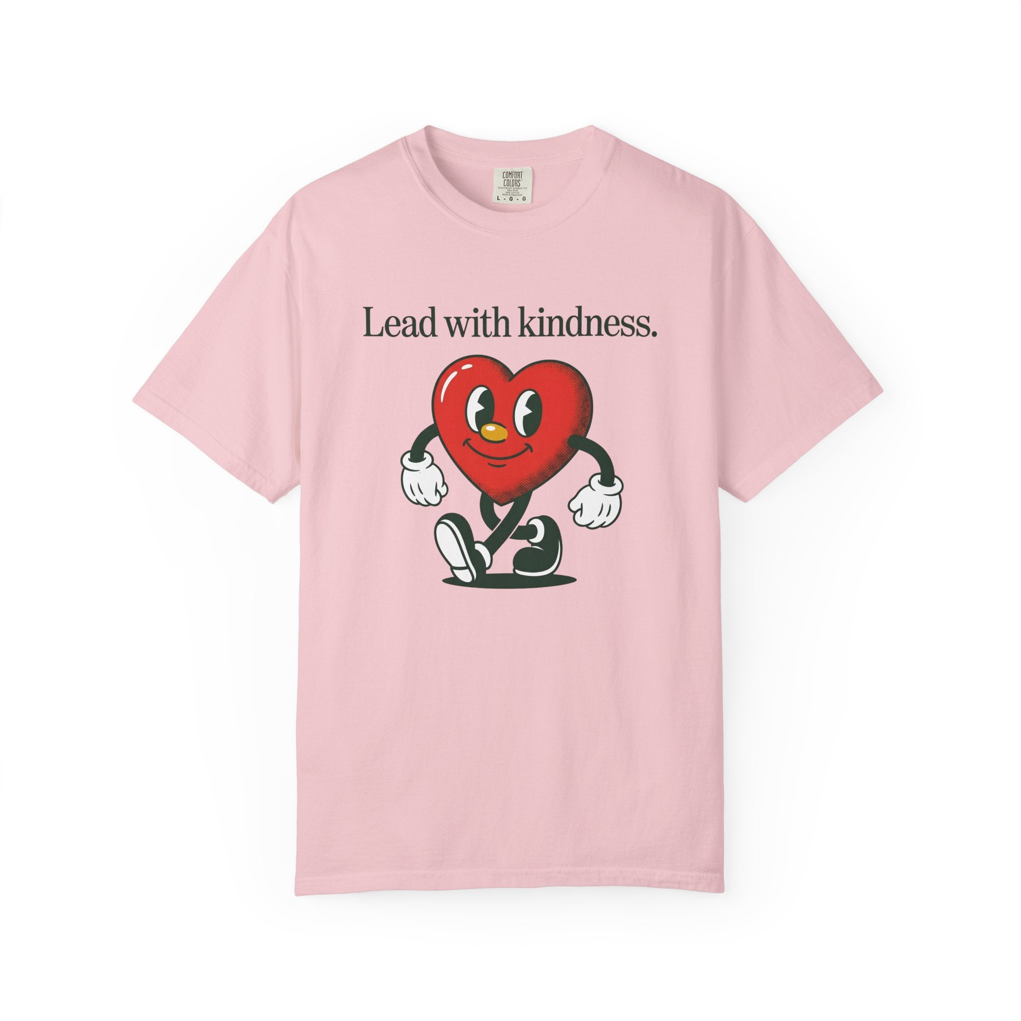 Comic Heart Shirt Cute Encouragement Gift Women Classic Tee Heart T-Shirt Adorable Fan Retro Tshirt Inspirational Graphic Hand Drawn Mittens
