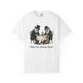 Owl Tea Gathering Shirt Coffee Wildlife Gift Women Retro Tee Owl Party T-Shirt Coffee Fan Animal Graphic Tshirt Sketch Teapot Tshirt
