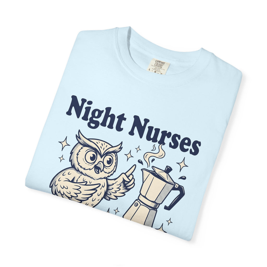 Owl Coffee Brewer Shirt Nurses Caffeine Gift Women Rustic Tee Coffee Maker T-Shirt Nurse Enthusiast Country Tshirt Caffeine Graphic Doodle
