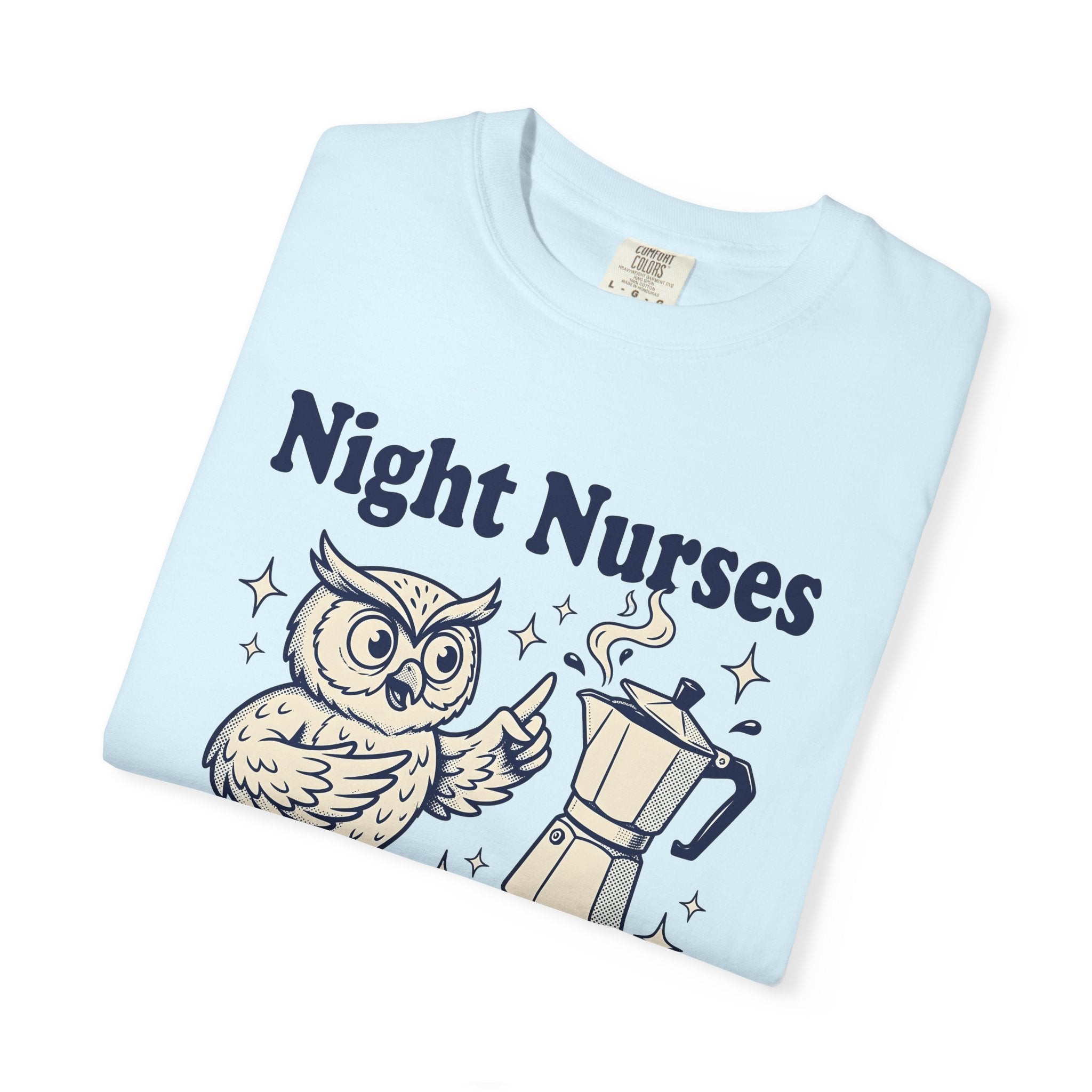 Owl Coffee Brewer Shirt Nurses Caffeine Gift Women Rustic Tee Coffee Maker T-Shirt Nurse Enthusiast Country Tshirt Caffeine Graphic Doodle