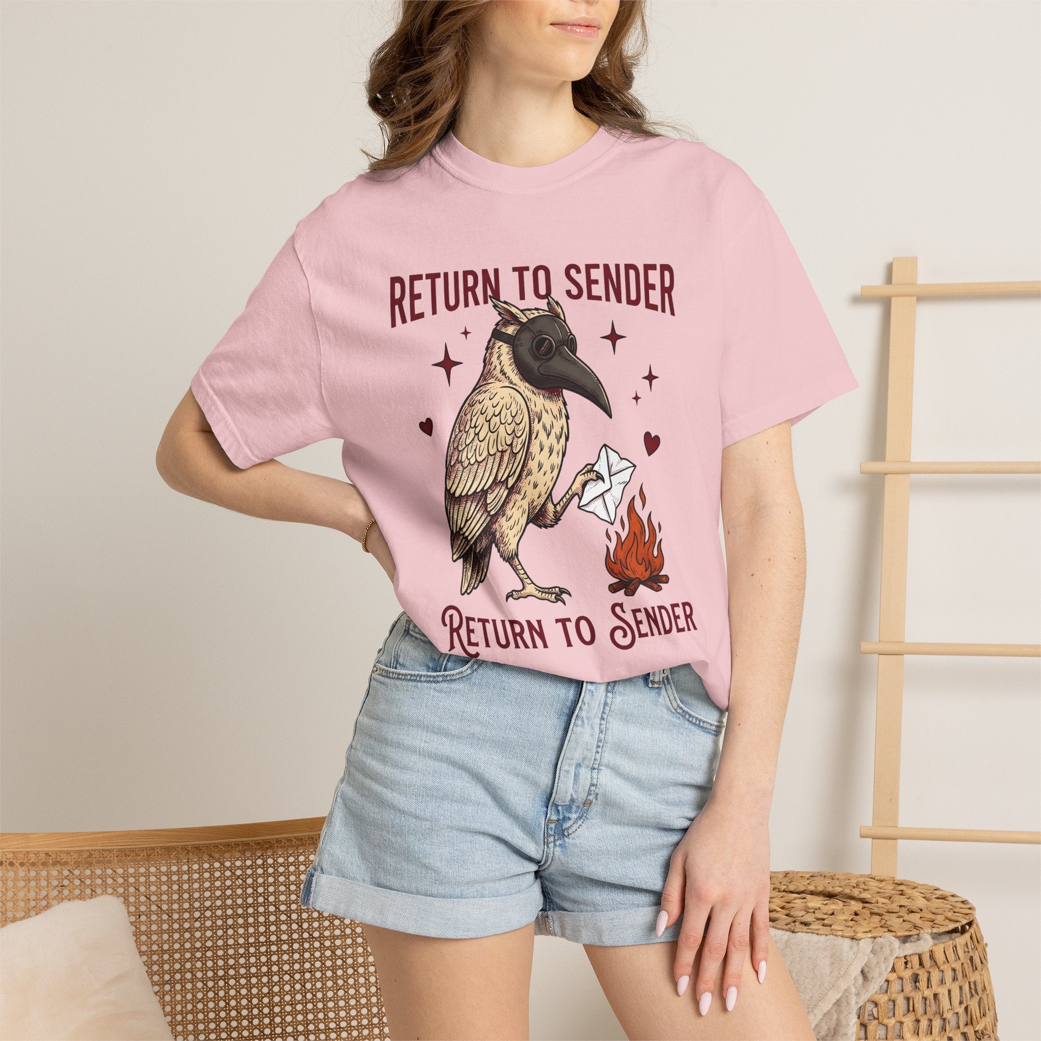 Plague Doctor Bird Shirt St. Valentine's Day Gothic Gift Women Tattoo Tee Beakbird T-Shirt Valentine Fan Traditional Tshirt Dark Graphic