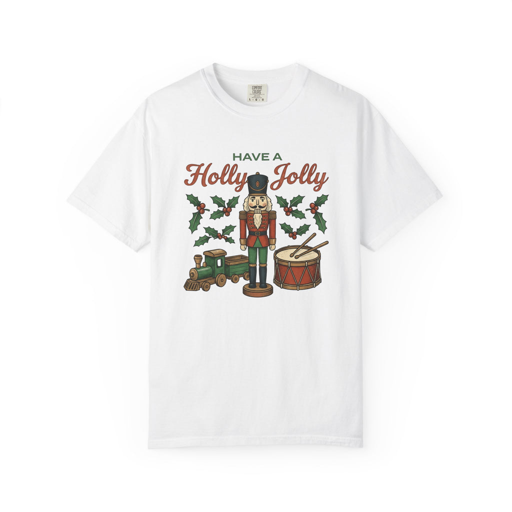 Nutcracker Illustration Shirt Christmas Festive Gift Women Antique Tee Christmas Soldier T-Shirt Xmas Fan Vintage Tshirt Holiday Graphic Ink