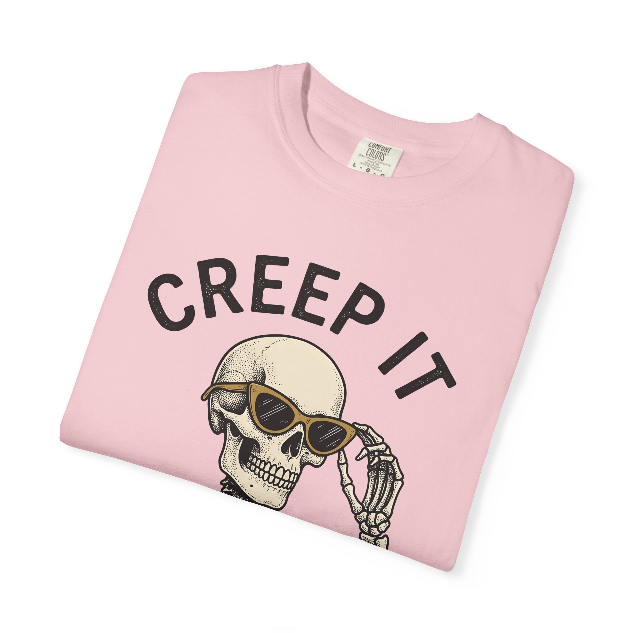Skeleton Sunglasses Shirt Halloween Gothic Gift Women Vintage Tee Skull T-Shirt Horror Fan Retro Tshirt Dark Graphic Hand Drawn Sunglasses