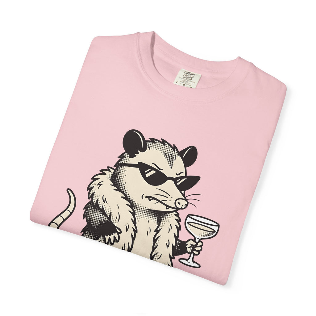 Opossum Sunglasses Shirt Cute Animal Gift Women Cartoon Tee Possum T-Shirt Kawaii Fan Cartoonish Tshirt Creature Graphic Vintage Cocktail